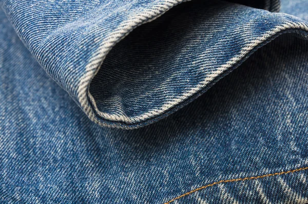 Close up jeans fundo textura — Fotografia de Stock