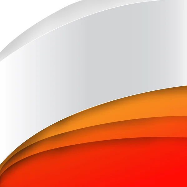 Ola abstracta naranja fondo vector ilustración 002 — Vector de stock