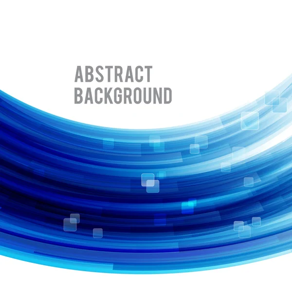 Fond abstrait courbe lumineuse et lumineuse bleu 007 — Image vectorielle