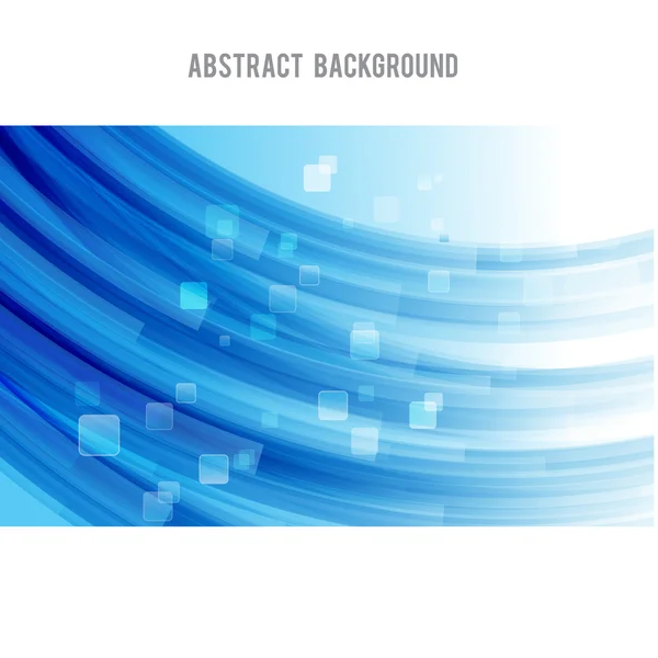 Fond abstrait courbe lumineuse et lumineuse bleu 009 — Image vectorielle