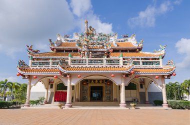 Eski Çin Tapınağı kamusal sanat Pataya Tayland