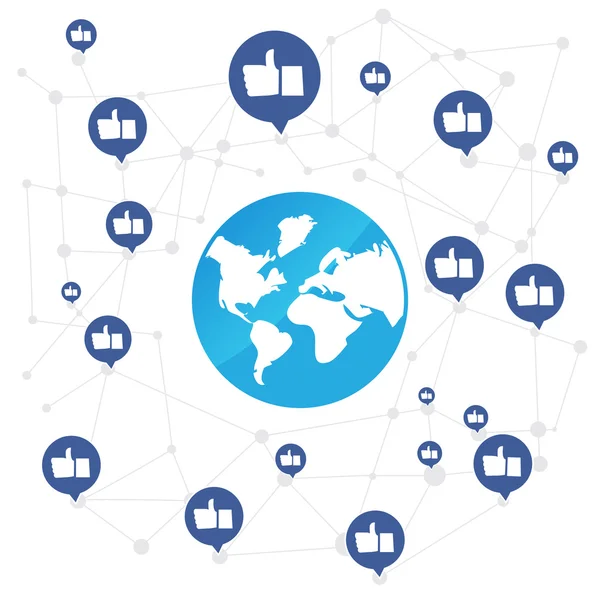 Beyaz arka plan vektör illus simgesine gibi yaşamla bağlantı ile