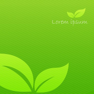 Abstract background green ecology concept with stripe element ve