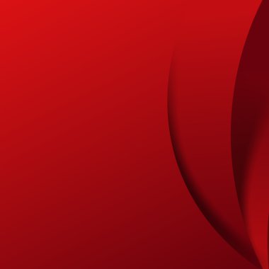 Abstract vector red background overlap layer and shadow - vector