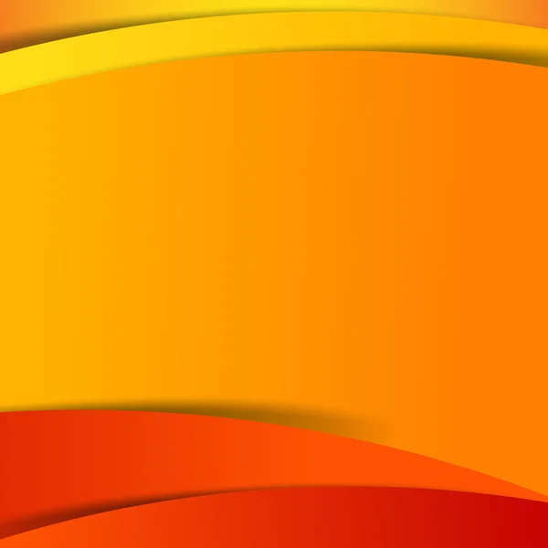 Vector abstracto rojo naranja amarillo fondo superposición capa y — Vector de stock