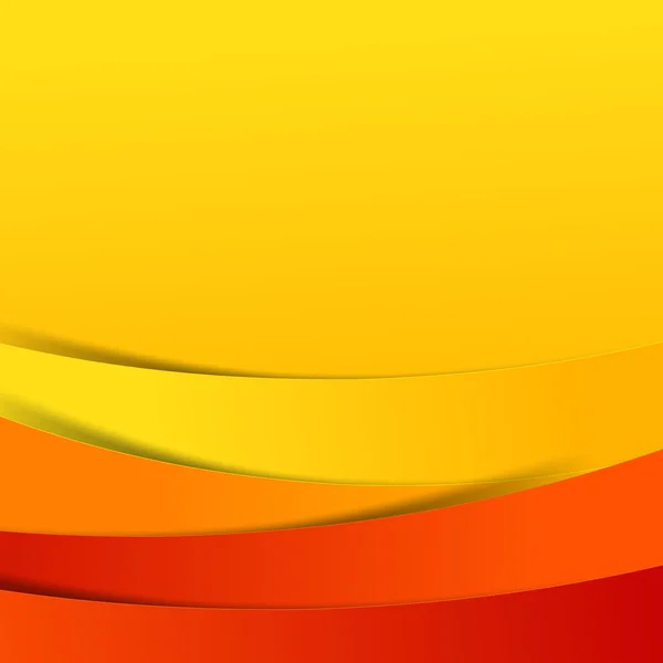 Vector abstracto rojo naranja amarillo fondo superposición capa y — Vector de stock