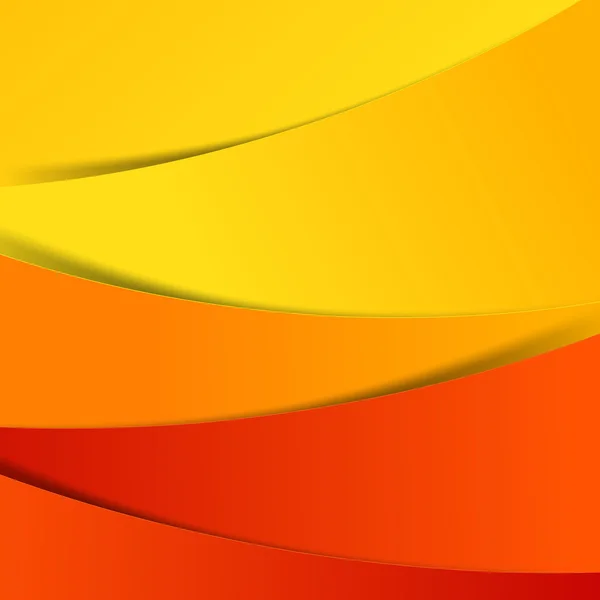 Vector abstracto rojo naranja amarillo fondo superposición capa y — Vector de stock