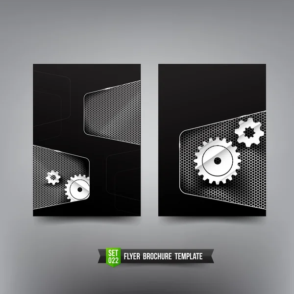 Flyer Brochure background templated 022 Industry technology tool