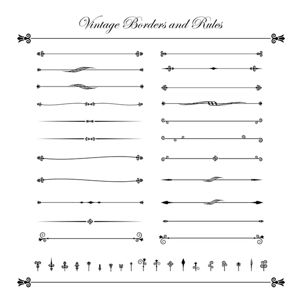 Dekoratif çizgi öğeleri, kenarlık ve sayfa topluluğu ve kuralları