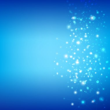 Arka plan bağlantı Internet sosyal, nokta soyut ve YYK satır