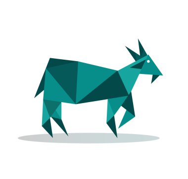 Keçi. Düz geometrik öğeleri.