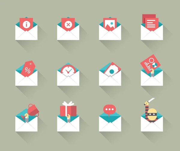 Email concept icons. — Stock Vector