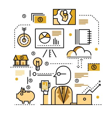 İş planı konsepti.