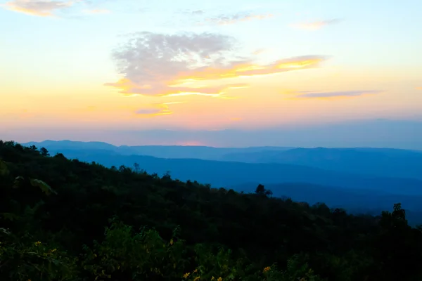 Beautiful view point of Mountain at north of Thailand Fuji of Thailand Loei — Stock Photo, Image