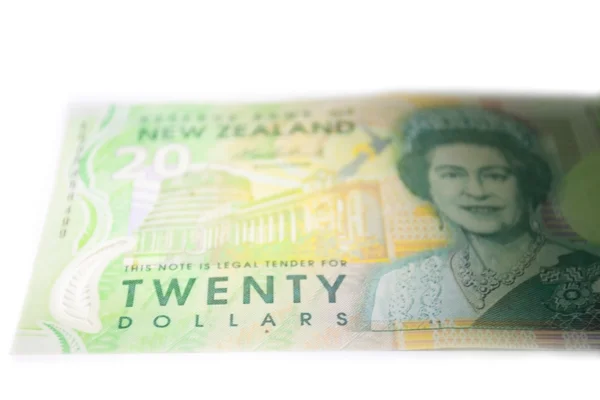 Τραπεζογραμμάτια είκοσι Δολάριο Νέας Ζηλανδίας — Φωτογραφία Αρχείου