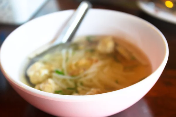 Στυλ σούπα Ταϊλάνδης τοπικό φαγητό — Φωτογραφία Αρχείου