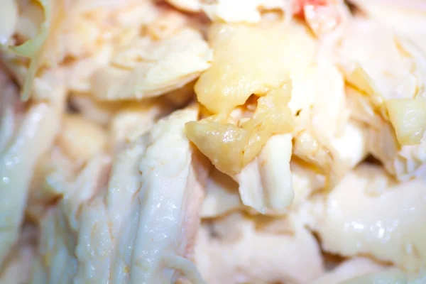 Fresh Poached Chicken Meat Stock Photo