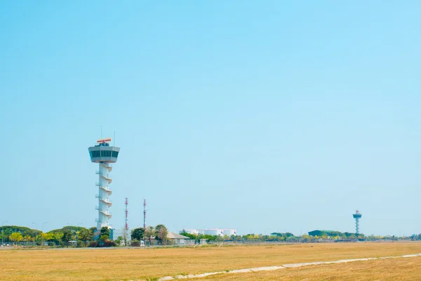 Hava Trafik Kontrol Kulesi Günbatımı Gökyüzü