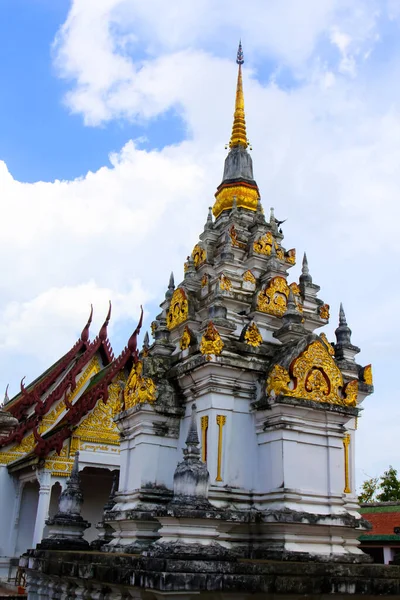 Beau Temple Dans Sud Thaïlande — Photo