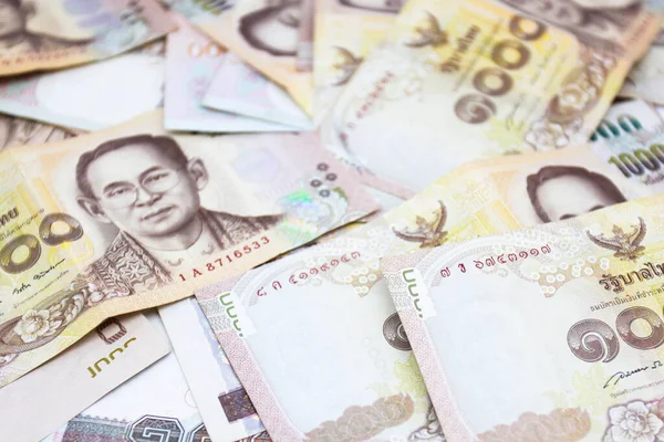 千タイの銀行券マネーの背景 — ストック写真