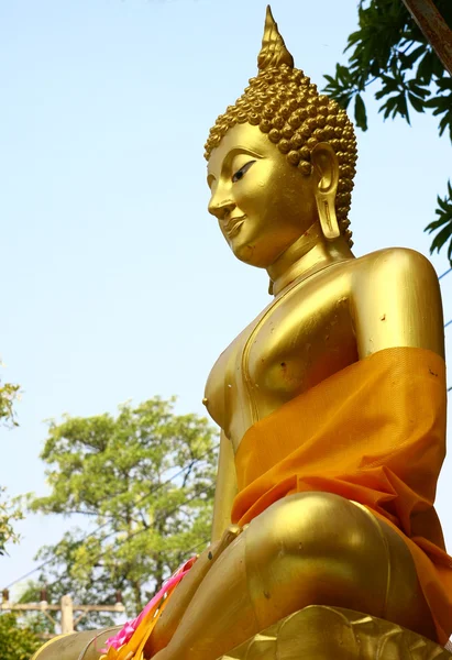 Thajský buddhismus socha — Stock fotografie
