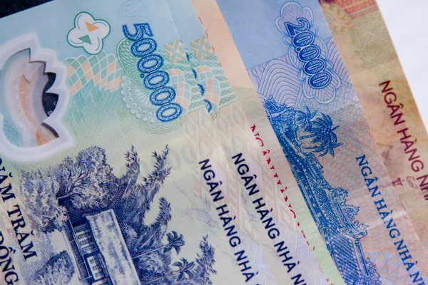Wietnam dong banknotów — Zdjęcie stockowe