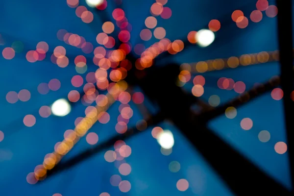 Bokeh luz de cor — Fotografia de Stock