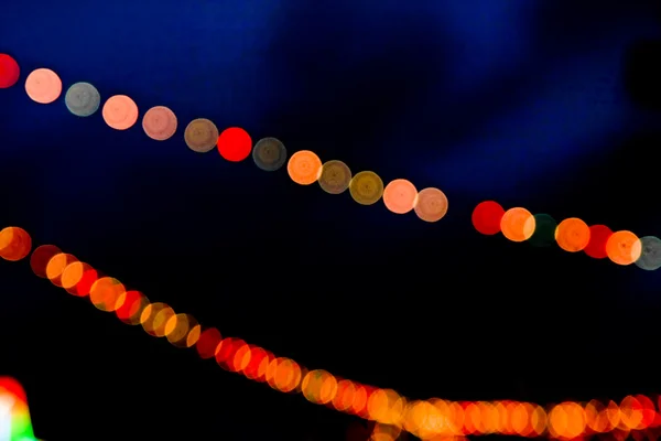 Bokeh luz de cor — Fotografia de Stock