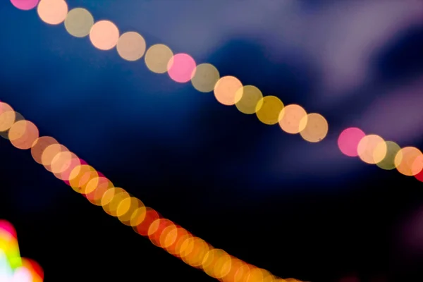 Bokeh luz de cor — Fotografia de Stock