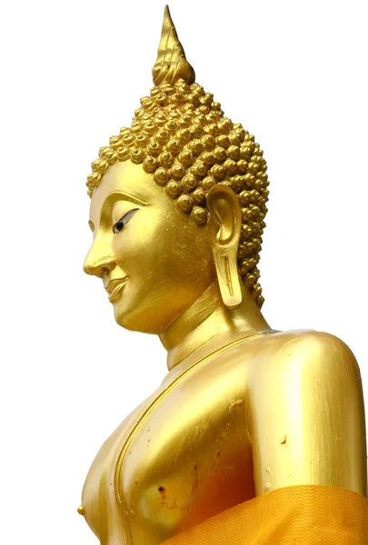 Statue bouddhisme thaï doré — Photo