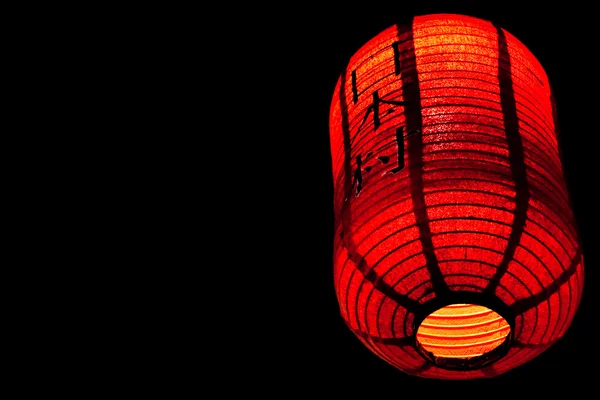 Japanese red post lamp Royalty Free Stock Photos