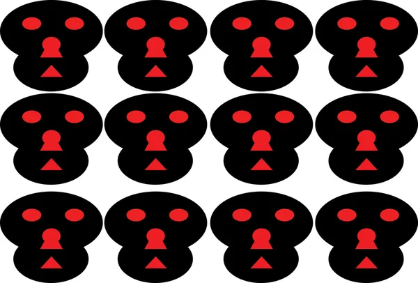 Illustrator arka plan çizgi film yüz şekli