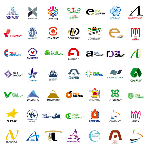 Color de elementos de diseño corporativo — Vector de stock