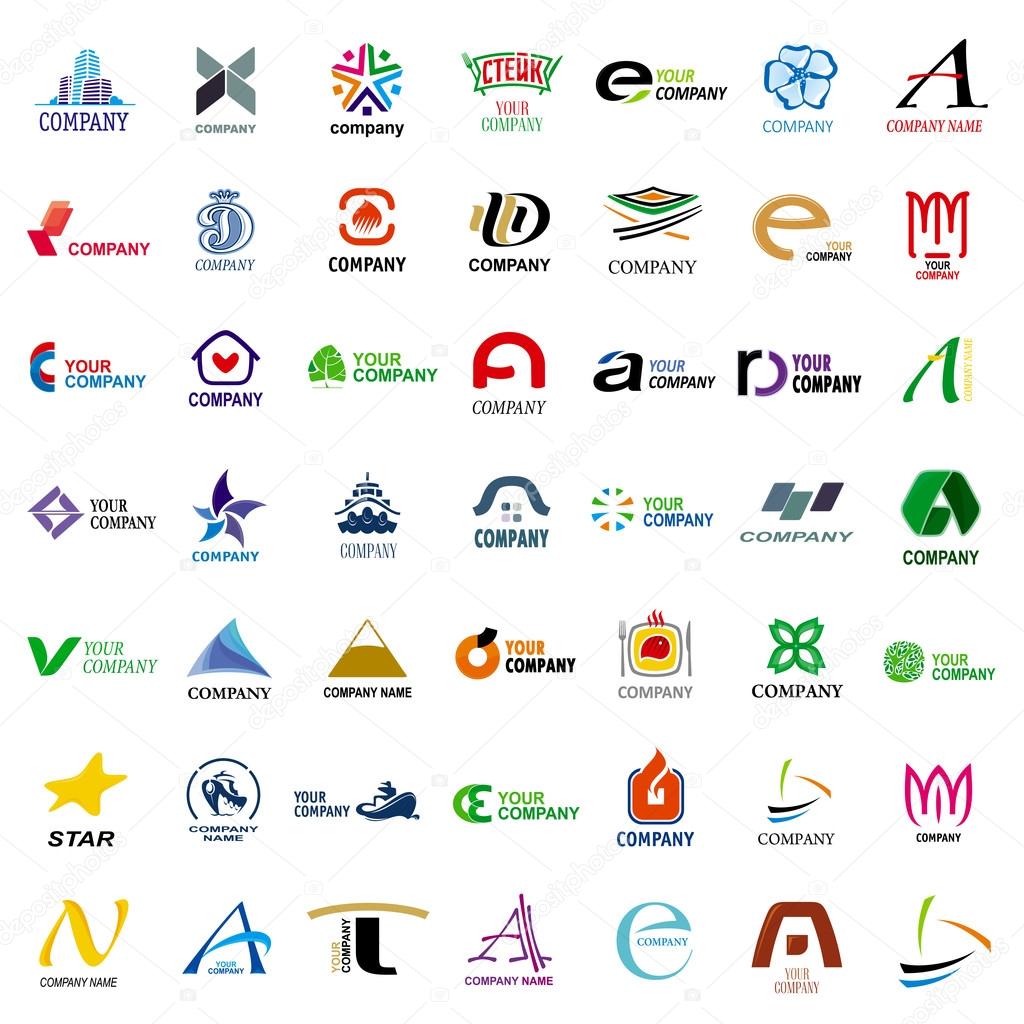 Collection of corporate logo designs for your business