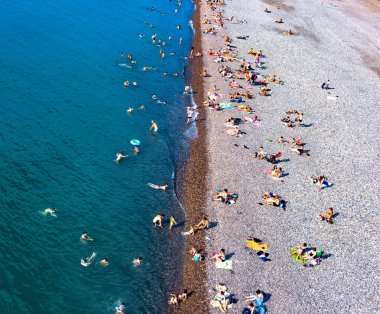 İnsansız hava aracından Stone Beach görüntüsü