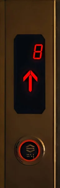 Numbers Elevator Floor Number — Stock Photo, Image