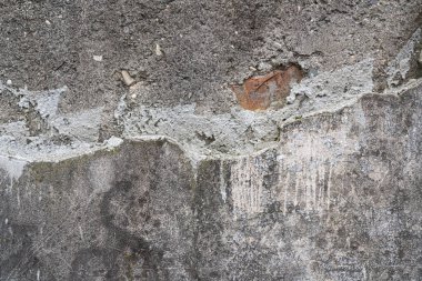 Soyut bir arkaplan olarak gri eski duvar