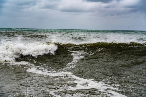Ondas Tempestuosas Mar Negro — Fotografia de Stock