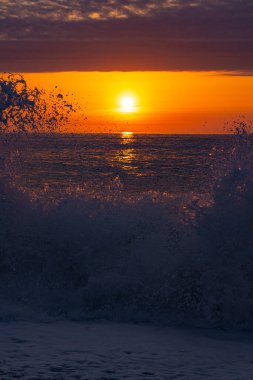 Nisan 'da Karadeniz' de Günbatımı