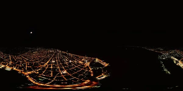 Batumi Georgia Nisan 2021 Gece Şehri Manzarası — Stok fotoğraf