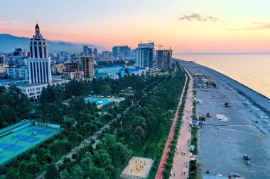 Batumi, Georgia - 28 Nisan 2021 Sheraton Batumi Oteli