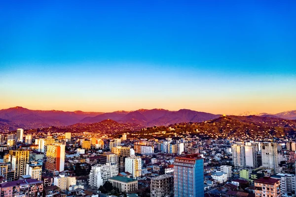 Batumi Georgia Abril 2021 360Vr Panorama Ciudad Atardecer — Foto de Stock