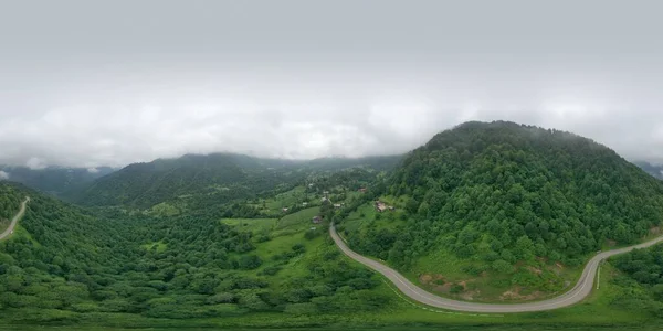 360 Горных Хребтов Вечнозеленые Деревья Национальный Парк — стоковое фото