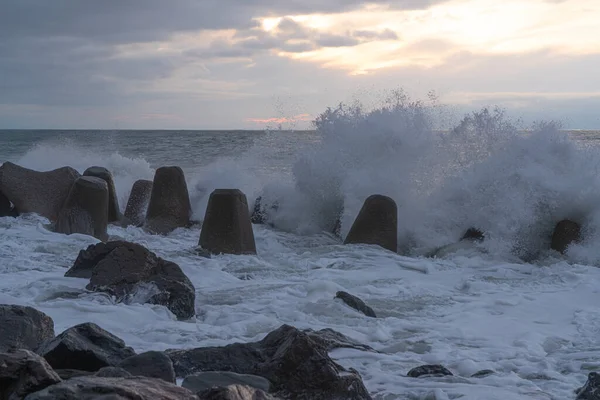 Vlny Černém Moři — Stock fotografie
