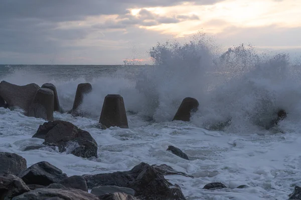 Vlny Černém Moři — Stock fotografie