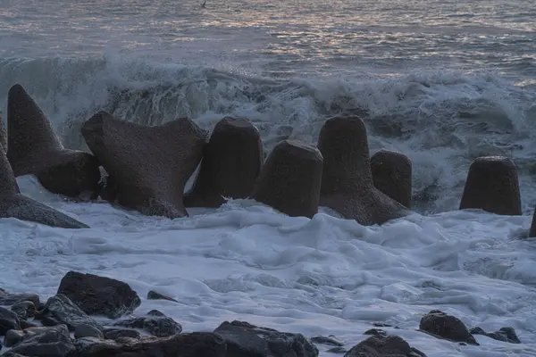 Vagues Sur Mer Noire — Photo