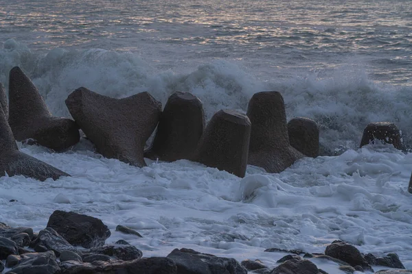 Vågor Vid Svarta Havet — Stockfoto