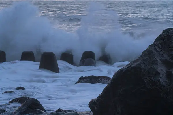 Vågor Vid Svarta Havet — Stockfoto