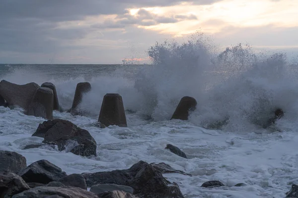 Olas Mar Negro —  Fotos de Stock