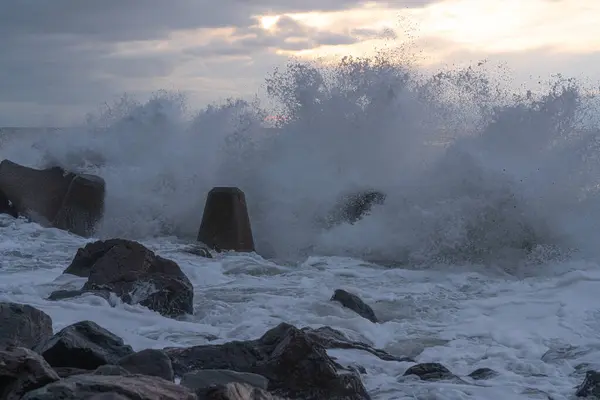 Vagues Sur Mer Noire — Photo